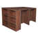 Legacy Stand Up Lateral File/ 3 Desk Quad with Bookcase End