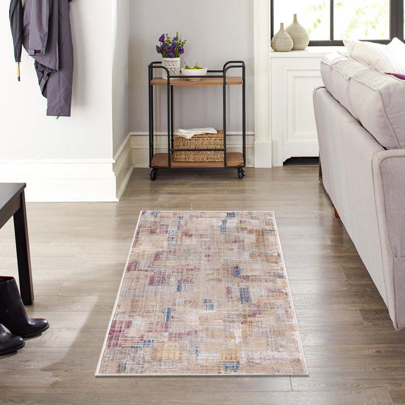 Amiliya Abstract Indoor Rug, Runner 2'6" x 12'
