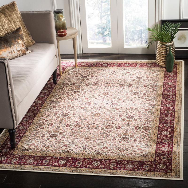 Tapis oriental à motif de viscose Carolus, Rectangle 6 pi 7 po x 9 pi 6 po