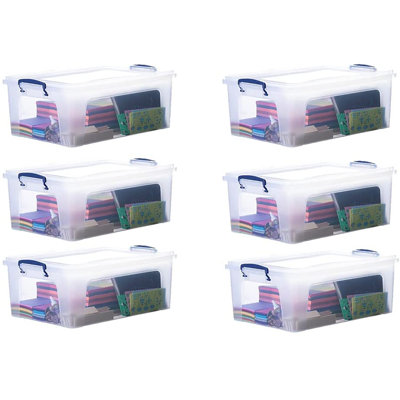 Clear Storage Bins with Lids