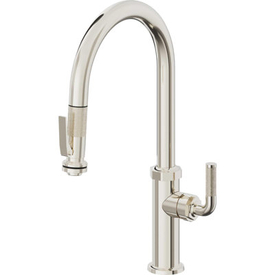 Descanso Kitchen Pull-Down Faucet with Squeeze Sprayer - High Arc Spout