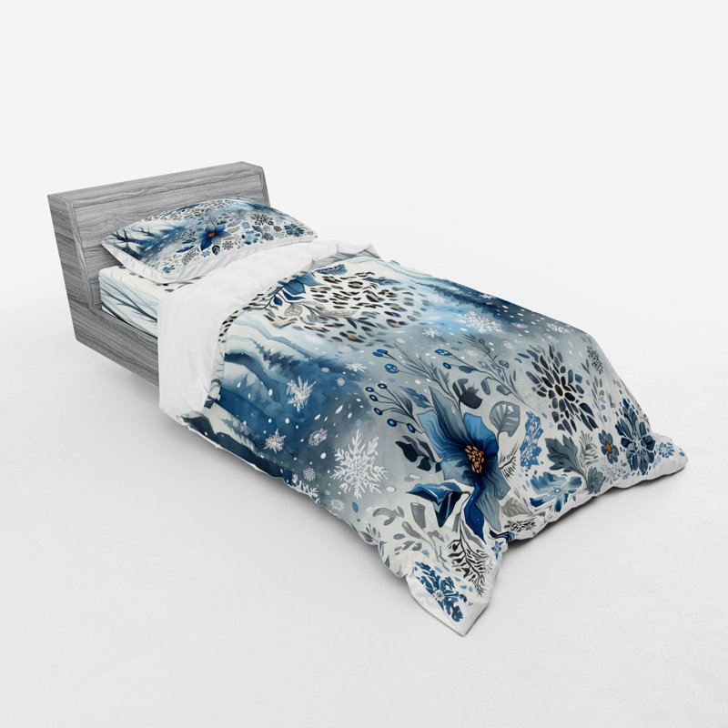 Ensemble de literie Ambesonne, Housse de couette simple très longue + 2 pièces