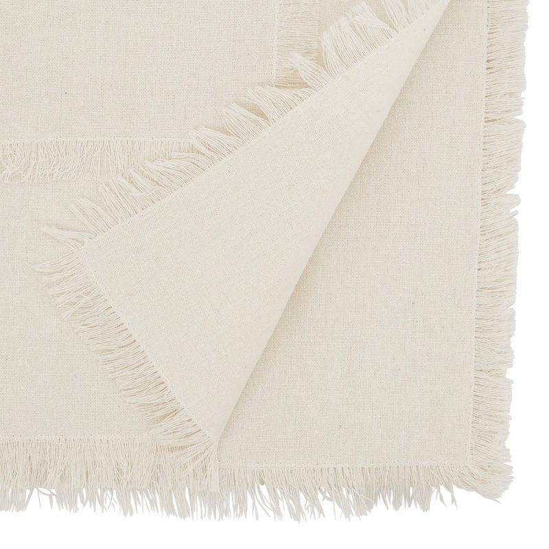 Rectangular Table Runner, Ivory