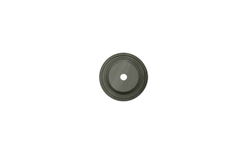 Metal Knob Backplate, Antique Nickel