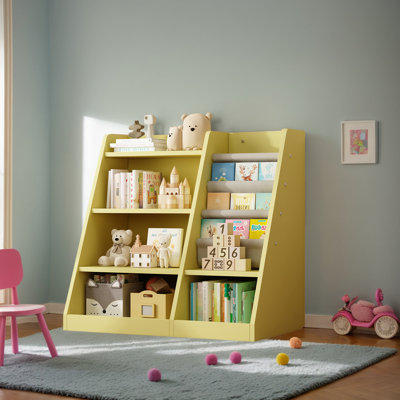 4-Tier Kids Bookshelf And Toy Storage Organizer