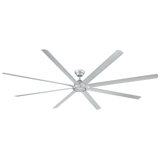 Hydra 8 - Blade Outdoor LED Smart Standard Ceiling Fan with Wall Control and Light Kit Included, Works With Alexa and iOS or Android App