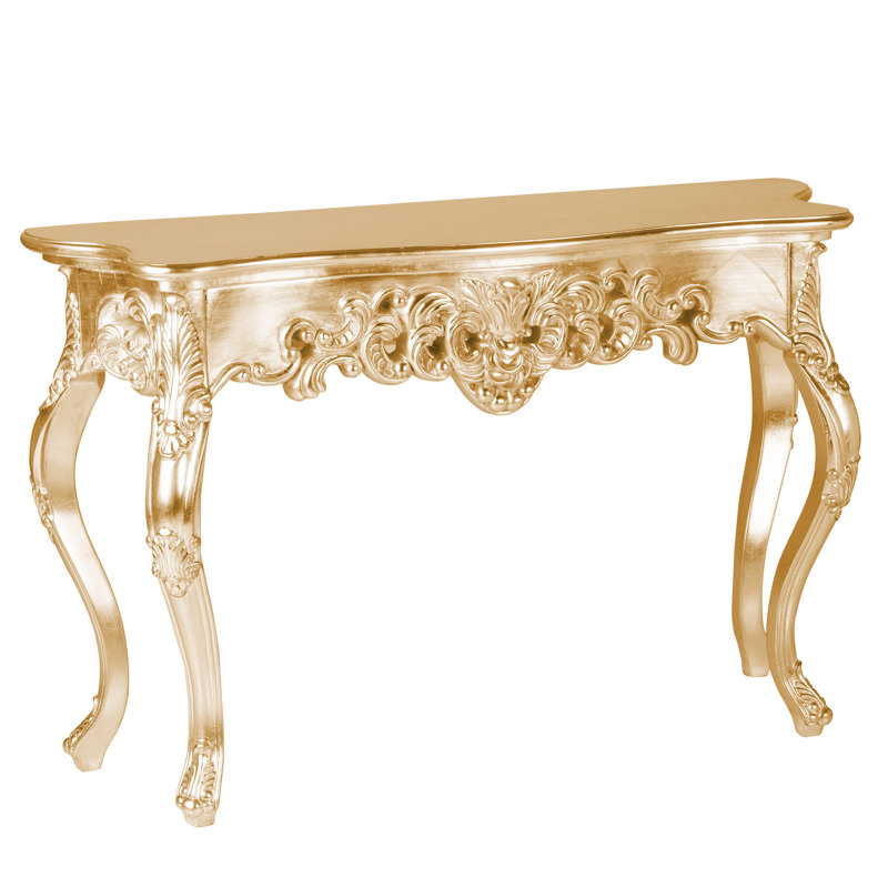 Cordeiro 110cm Console Table, Gold