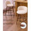 Tabourets de bar 26 po avec chenille-1880207225-1908057267