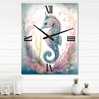 Jeiri - Animals Seahorse Wall Clock