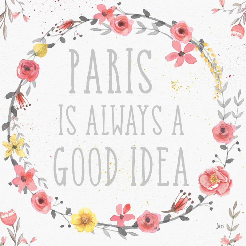 Paris Blooms IV, H 12 po x l 12 po