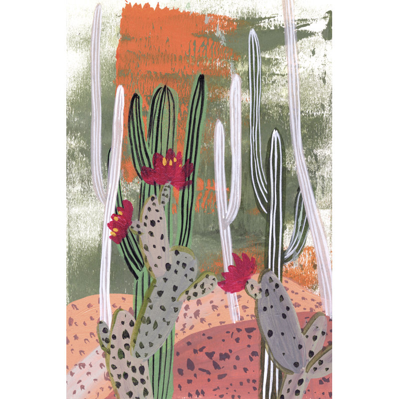 " Desert Flowers IV ", 30" H x 20" W x 1.25" D
