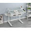 Table à dessin à manivelle réglable avec 2 tiroirs en métal et tabouret-267950829