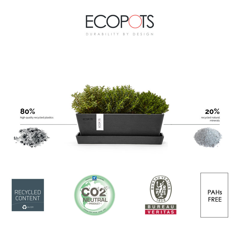 Pot Planter, Dark Gray