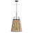 Ameera 3-Light E12 ETL Listed Bamboo Retro Rustic Hanging Light Fixture