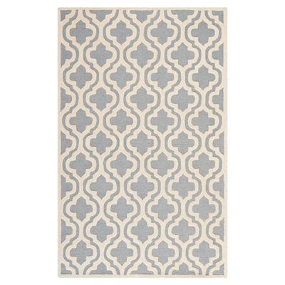 Cannen Hand Tufted Wool Geometric Rug