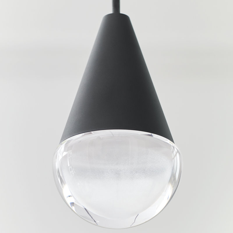 Cupola 8 - Light LED Pendant, Nightshade Black