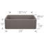 Évier de ferme à tablier frontal à simple cuve 33 po IKon SILGRANIT - Gris volcan-88313511