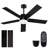 Cirina 52" 5 - Blade Modern Industrial Ceiling Fan with LED Lights and Remote Control-1682109902-1728827044