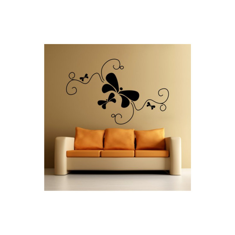 Animals Wall Decal, 60cm H x 90cm W x 0.2cm D