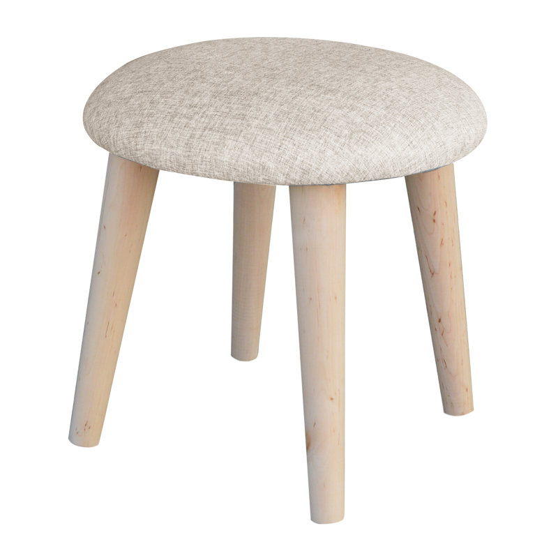 Shetland Vanity Stool, Beige