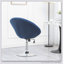 Fauteuil d'appoint pivotant en velours capitonné-108814538
