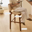 Chaise d'appoint à dossier en noisette beige (ensemble de 6)-764434304