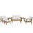 Modway Pier 7 Piece Outdoor Patio Teak Set-925216710