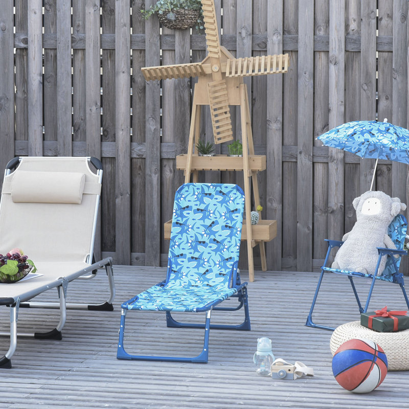 Fauteuil inclinable léger pour enfants Rey, Bleu