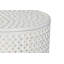 Table d'appoint Elegant White 20 po x 34 po