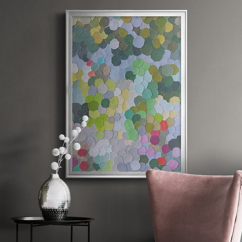 Huntington Gardens par Coco Good Print, H 42,5 po x l 30,5 po x P 1 po, Encadrement argenté