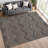 Machine Washable Indoor/Outdoor Chantille ACN2392 Stripes Rug-408811906