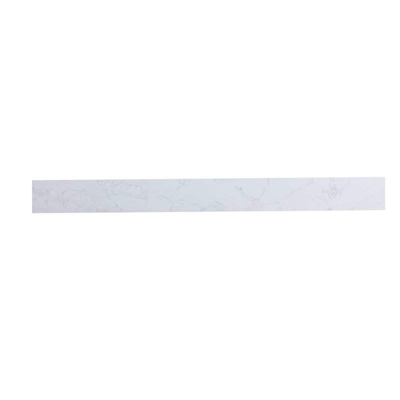 Dosseret de 42 pouces en blanc marbré