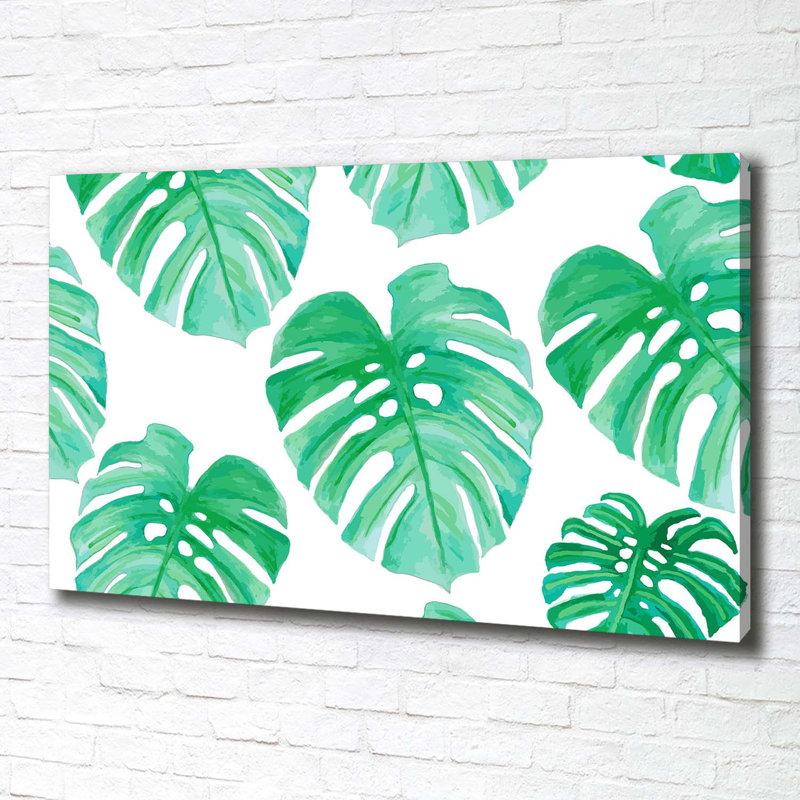 Monstera - No Frame Print on Canvas