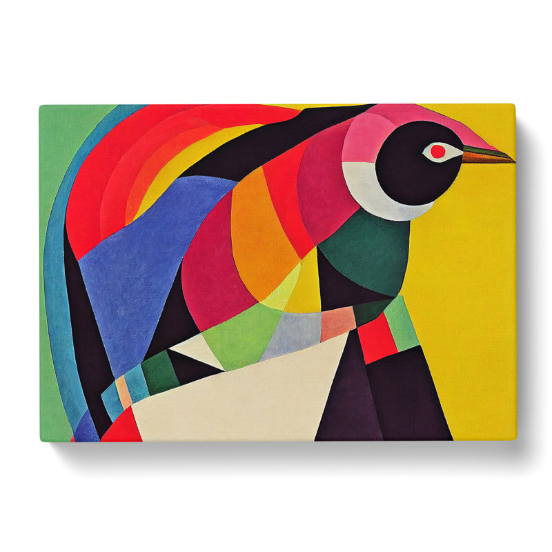 Artistic Abstract Bird - Wrapped Canvas, 40cm H x 60cm W x 3cm D
