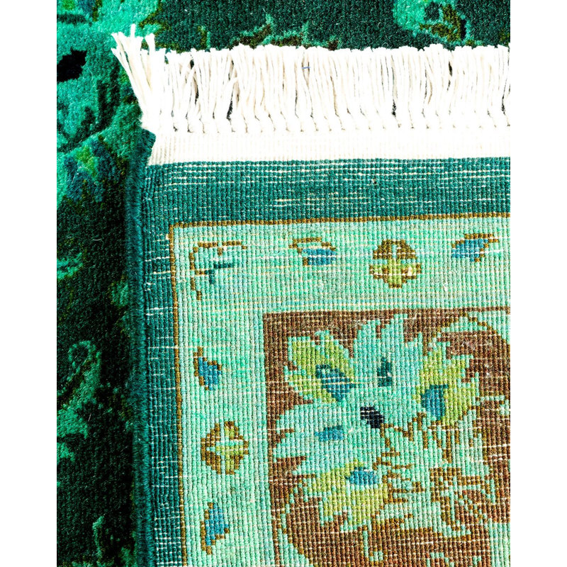 Fine Vibrance One-of-a-Kind 3' 2" X 5' 2" Hand Knotted Area Rug