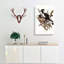 Piping Crow-Shrikes by Elizabeth Gould - Wrapped Canvas-55325376