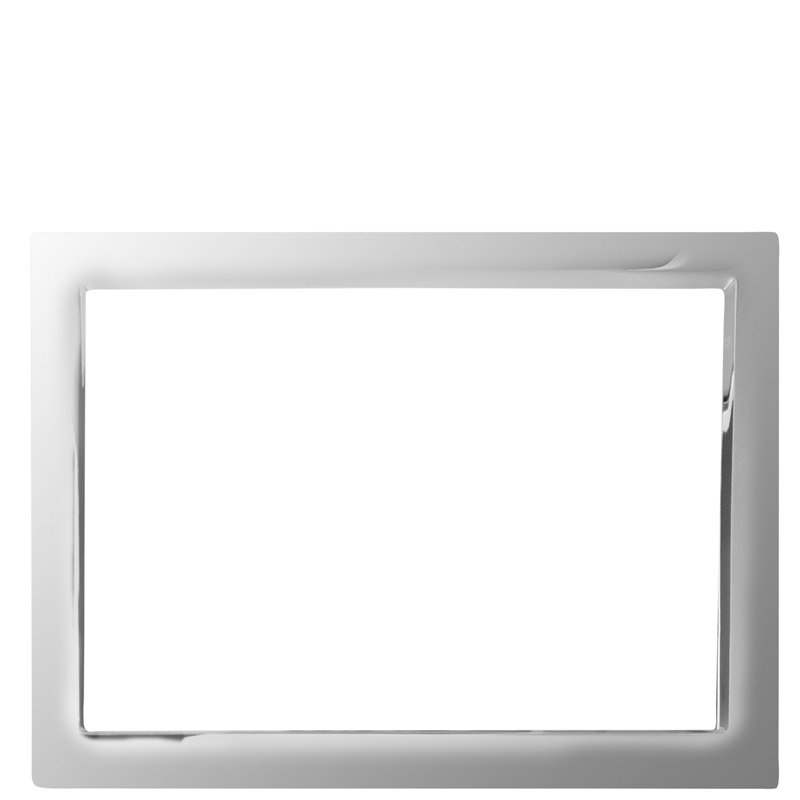 Cadre photo classique en fer argenté 7X8, H 7,08 po x l 8,66 po x P 1,18 po