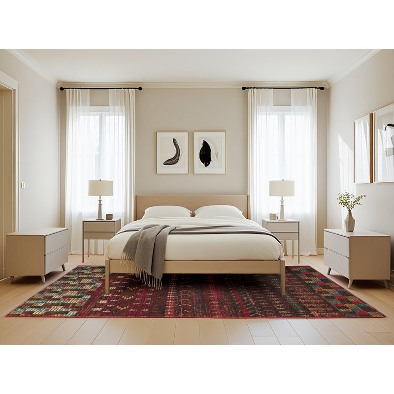 Abstract Indoor Rug, Rectangle 5' x 8'