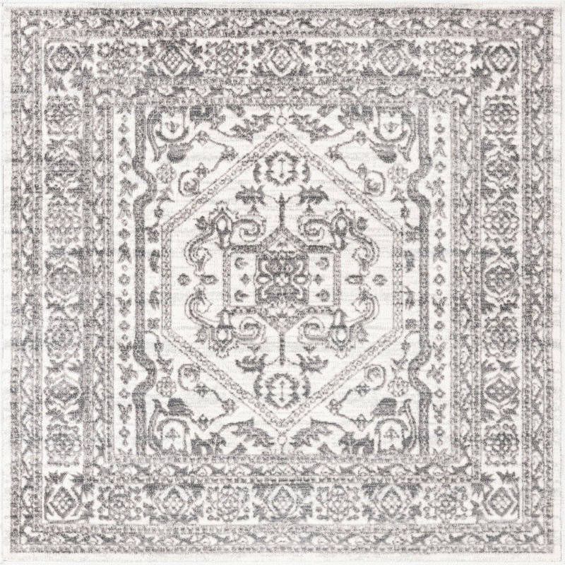 Oriental Indoor Rug, Square 5'3"