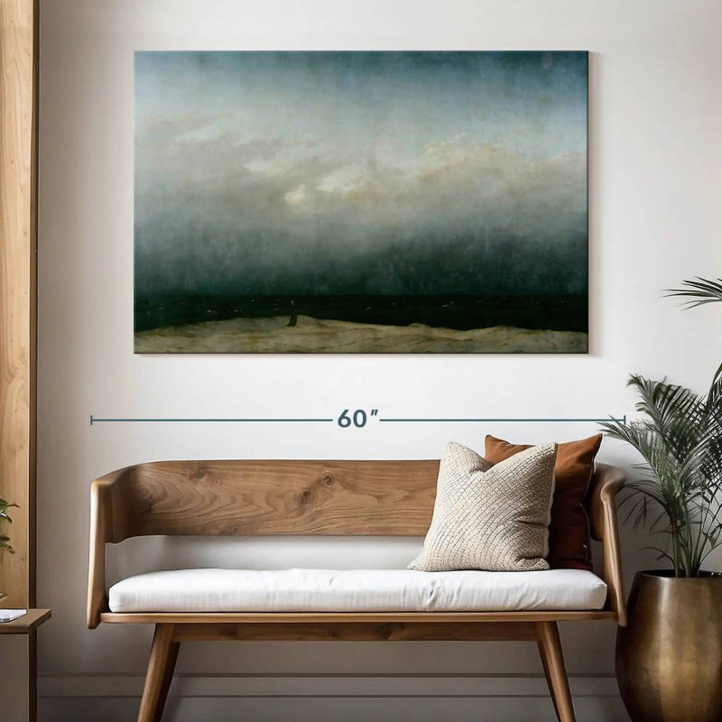 Gillard The Monk By The Sea, 34" H x 51" W