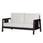 Ensemble de canapé 2 pièces avec causeuse d'extérieur et table basse-116235863