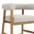 Barrel Back Bar Stool with Solid Wood Legs and Curved Back-126553896