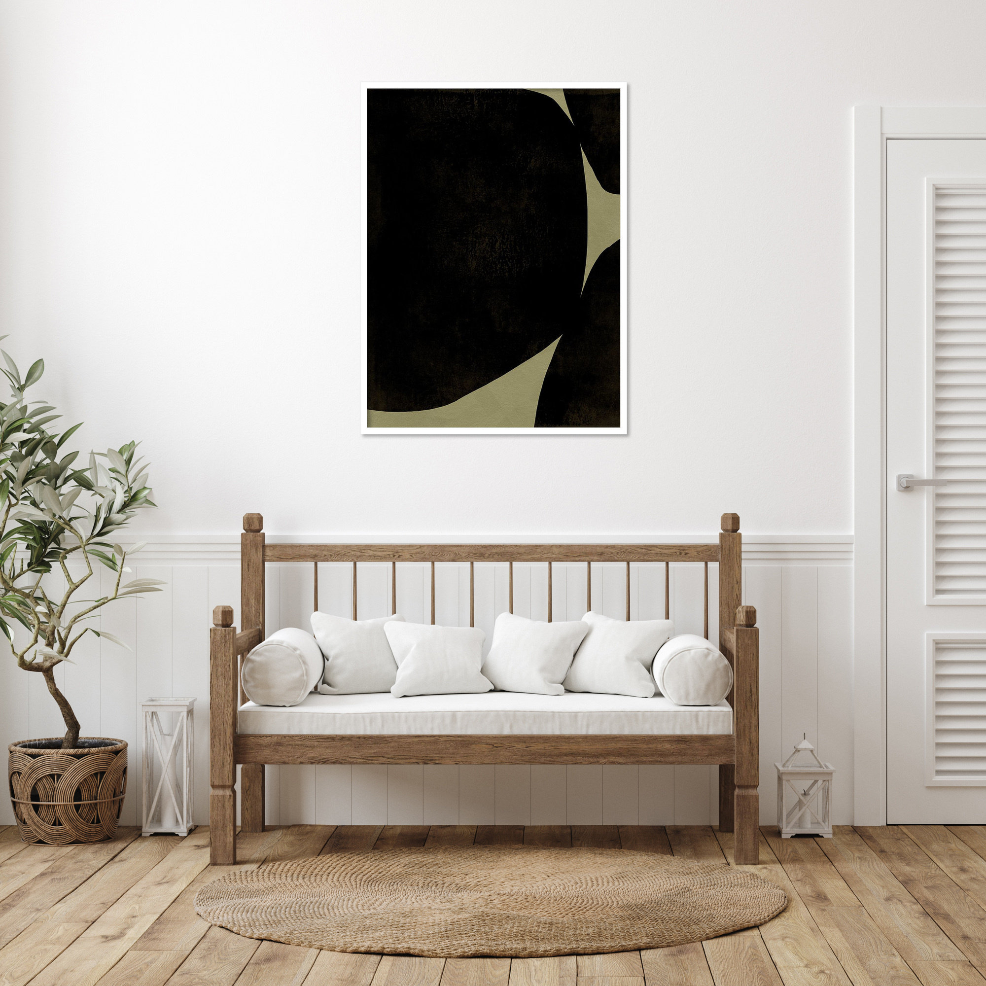 Heirloom Orbs I by Jacob Green, 41" H x 31" W x 1" D, White