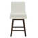 Aleksy Swivel Upholstered Counter Stool with Solid Wood Frame