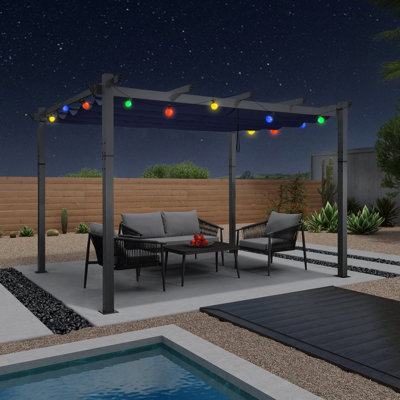 Aluminium Pergola with Canopy