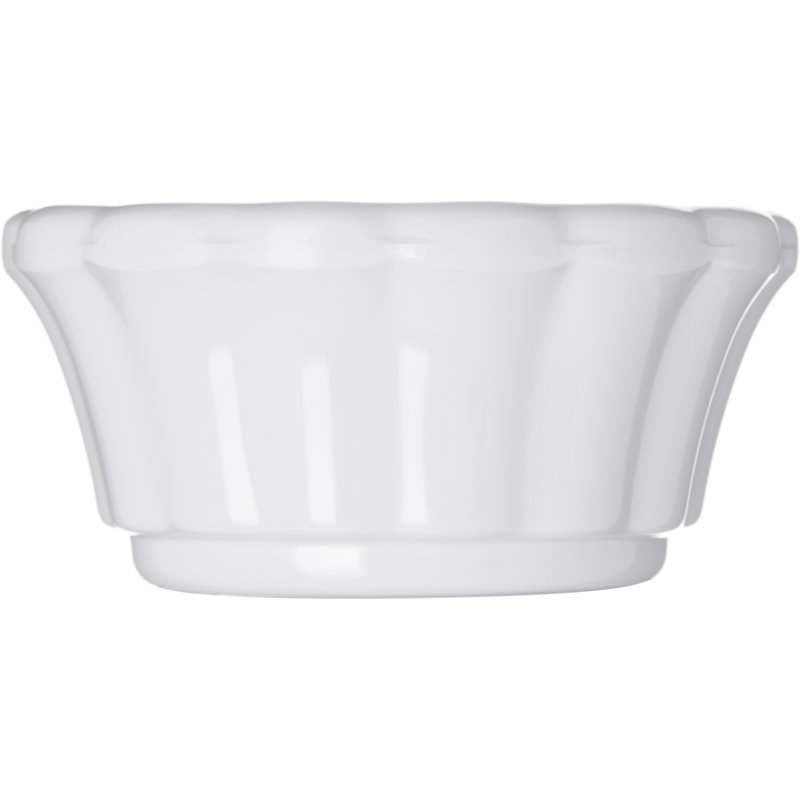 Mélamine festonnée à la mélamine, 1 oz, Blanc