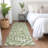 Premium Machine Washable Prisco Green Rug-971495291
