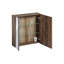 Jacqulin W 650mm H Surface Frameless Medicine Cabinet Mirror 2 Adjustable-2901522-2901523