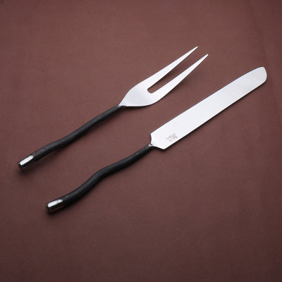 2 Piece Stainless Steel Hostess Set