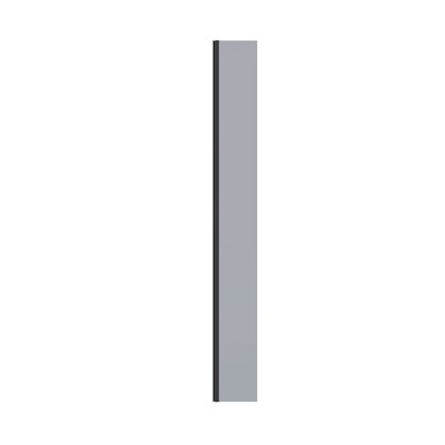 Shanira Shower Enclosure Wet Room Grey Glass Screen Flipper Panel – 1950 x 215 mm